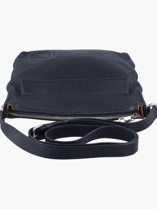 Gucci Interlocking Soho Messenger Black Leather Belt main image 9